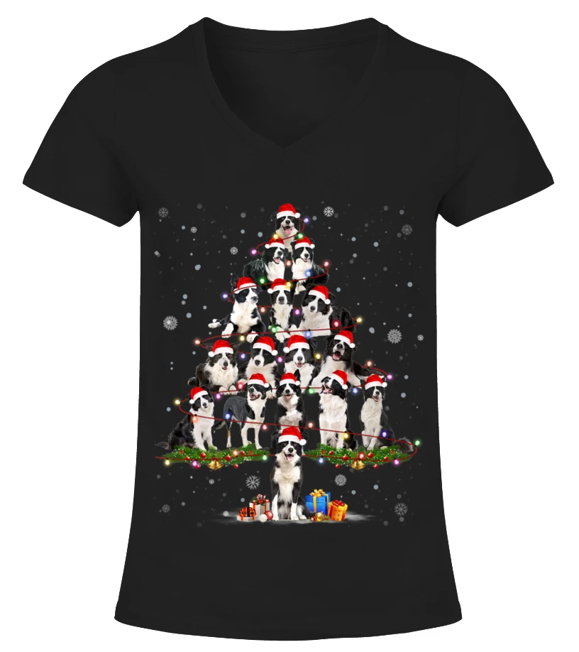 Merry Christmas Border Collie 2022