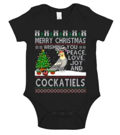 Merry Christmas Wishing You And Cockatiels