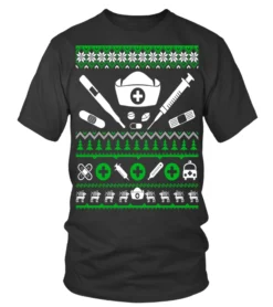 Nurse Christmas Sweater T Shirt T Shirt