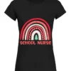 Physical Education Teacher Christmas Holiday Boho Rainbow T-Shirt