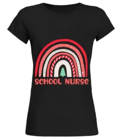 Physical Education Teacher Christmas Holiday Boho Rainbow T-Shirt