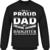 Proud Dad Of A Freaking Awesome Daughter Funny Christmas Gift For Dads T-Shirt