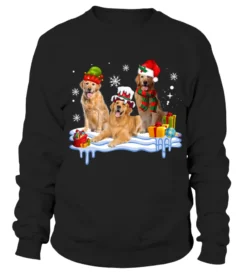 Cute Golden Retriever Christmas