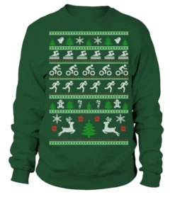Triathlon Ugly Christmas Sweater