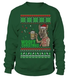 GERMAN SHEPHERD CHRISTMAS SWEATER!!