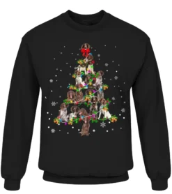 Small Munsterlander-Christmas Tree