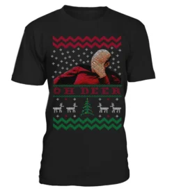 Star Trek Captain Picard Oh Deer Christmas Jumper T Shirt