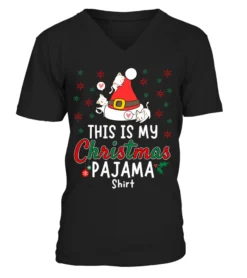 This Is My Christmas Pajama Shirt Xmas Cats Funny Holiday T-Shirt