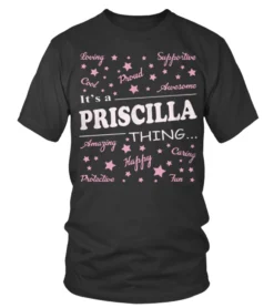 Top Shirt PRISCILLA THING CHRISTMAS T SHIRT Front