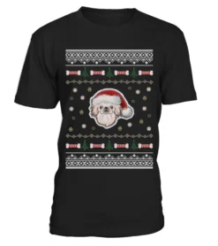 UGLY CHRISTMAS PEKINGESE, DOG, PEKINESE