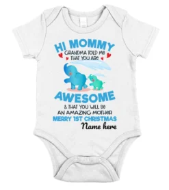 HI MOMMY ! MERRY 1ST CHRISTMAS