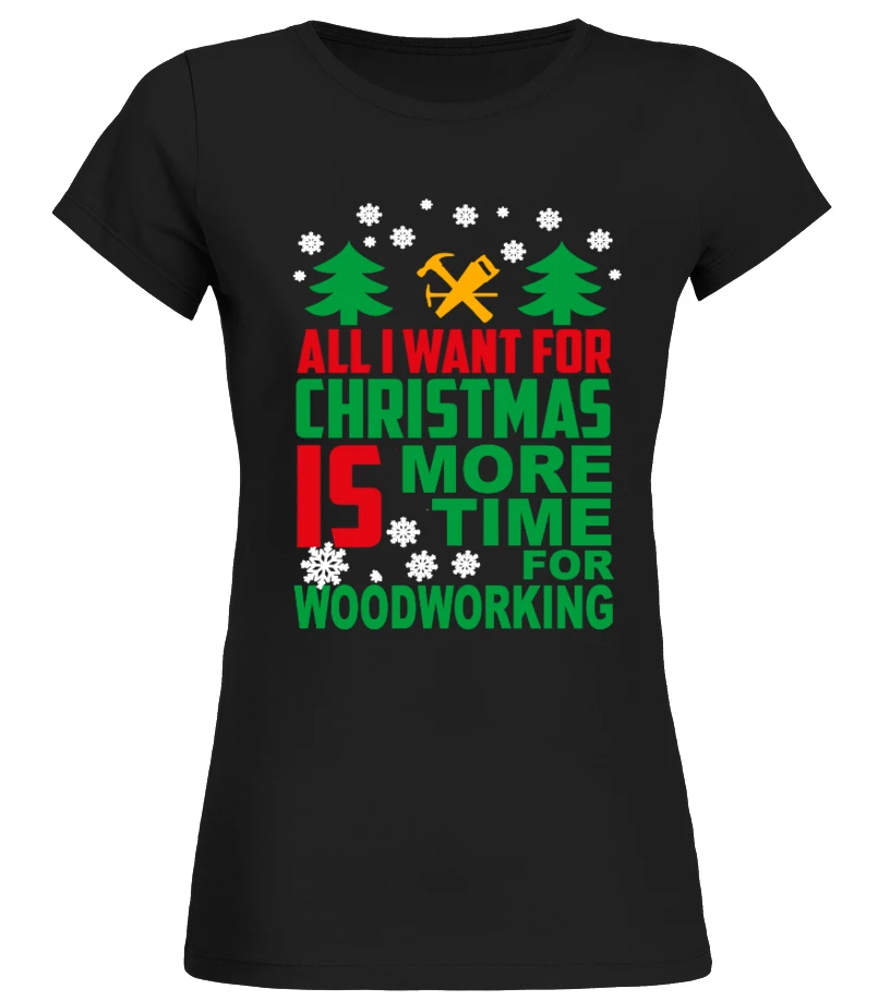Woodworking Christmas Tshirt